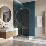 Tuš zaslon Rea Flexi Grey / Chrome 110