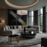 Hängelampe APP1779-CP 60CM Gold