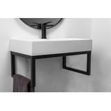 Lavabo in conglomerato GOYA 60cm Conglomerato + Supporto