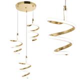 LED-Hängeleuchte G075-3CPR Gold