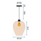 Deckenlampe NATURAL APP885-1CP