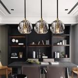 Kristall Deckenlampe APP587-3CP Black