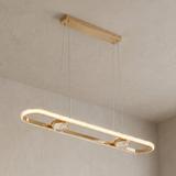 LAMPA SUFITOWA WISZĄCA LED G159-CP ZŁOTA