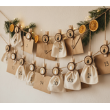 KLAMERKI DREWNIANE 8 SZTUK CHOINKI KL-21X11