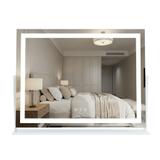 Lustro LED Studio Białe 58x45