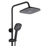 REA ARGUS MATT BLACK dušas komplekts