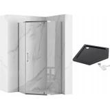 Rea AXIN Chrome 90x90 dušas kabīne