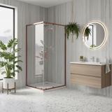 Cabina de dus Rea City 90x90 Brush Copper