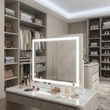 Lustro LED Studio Białe 58x45