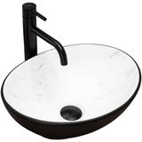 Nadgradni umivaonik Rea Sofia Black Calala Matt