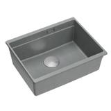 Granite sink Logan 100 Grey Metallic