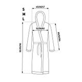 Bathrobe Grey Bear L