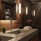 Bateria umywalkowa Rea Foster Nikiel Szczotkowany Wysoka