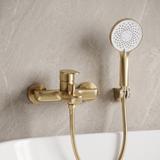 Bath faucet REA Logan Brush Gold