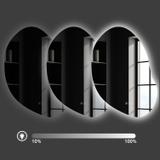 Mirror LED 80x60cm CLOUD C