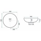 Vasque à poser Rea Peru