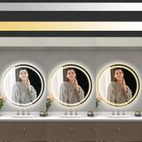 Mirror LED 60cm MMJ BRUSH GOLD