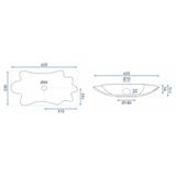 Umywalka REA Infinity Black + Korek