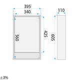 Set mobilier de baie cu lavoar Gama T25023 BXM 50CM