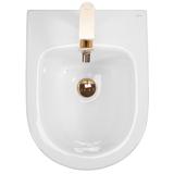 Rea Carlo Mini White Gold Edge seinälle ripustettava bidee