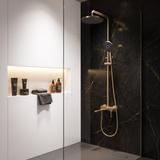 Shower set PREMIUM Rea Maxim Brush Gold