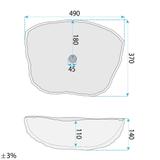 Lavoar pe blat Isla Warm Beige