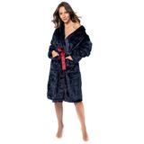 Bathrobe Roger Women Navy Red M