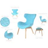 Fotel uszak Fox Turkus