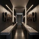 Kúpeľňové nástenné LED svietidlo APP1868-1W 80 cm Black