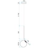 Люстра G106-1W Gold White