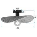 Hängelampe APP1827-1CP NATURE BLACK