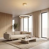 Lampa wisząca LHJ001-CP 40 cm GOLD