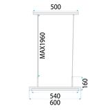 Lampe LED wood APP1530-CP