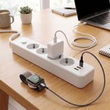 Listwa zasilająca Przedłużacz 4 gniazda + 2x USB-A + USB-C JNH021-4A Biały