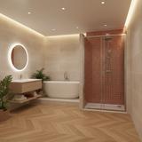 Shower door Rea Primo Slide 110 Chrome