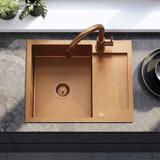 Évier en acier Paul BRUSH COPPER