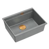 Granite sink Logan 100 Grey Metallic