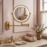 Spiegel LED Old Gold