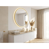 Miroir LED 100cm MMJ GOLD BRUSHED