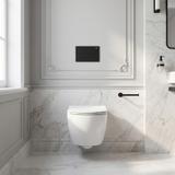 Unterputz-WC-Gestell Set Slim 024N mit T Black Matt Drückerplatte