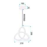 Лампа LED APP1783-CP WHITE