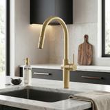 Robinet de cuisine Rea Fresh High Gold Brush