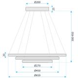 Lampe LED G036-CP Gold