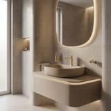 Waschbeckenarmatur Rea Logan Brush Gold