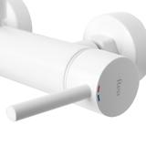 Bathroom faucet Rea Lungo White Matt