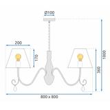 Hängelampe Cristal APP991-4CP