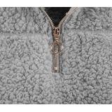 Bluza Damska Sherpa z kołnierzem Light Grey l