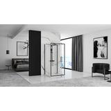 Přístěnná sprchová kabina Rea Rapid Swing Black