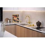 Robinet de cuisine REA Caren BRUSH GOLD