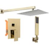 Slēptās dušas komplekts FENIX Gold + BOX